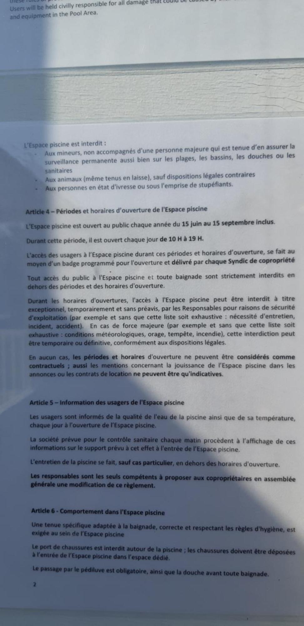 Vue Capitainerie *